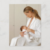 nah-oben-Ansicht eines Babys (6-12 Monate) Postkarte (Vorderseite)