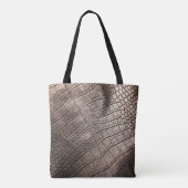 Nah-oben Elegantes Leder: Texturiertes Muster Tasche (Rückseite)