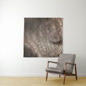 Nah-oben Elegantes Leder: Texturiertes Muster Wandteppich (Beispiel (Horizontal))