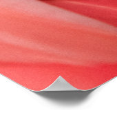 NAH-OBEN-FOTOGRAFIE EINES PINKVOGELS POSTER (Ecke)