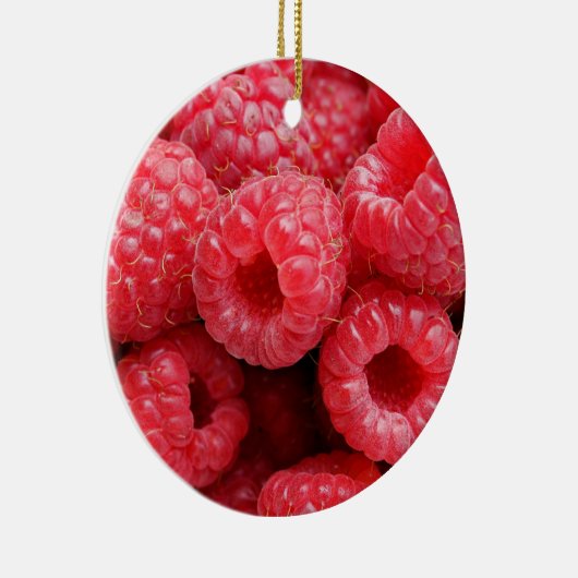 Nah-oben Himbeeren Hintergrund Textur Himbeeren Keramikornament (Rechts)