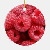 Nah-oben Himbeeren Hintergrund Textur Himbeeren Keramikornament (Hinten)