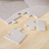 Nah oben von den weißen Rosen-Blumenblättern Puzzle (Seite)