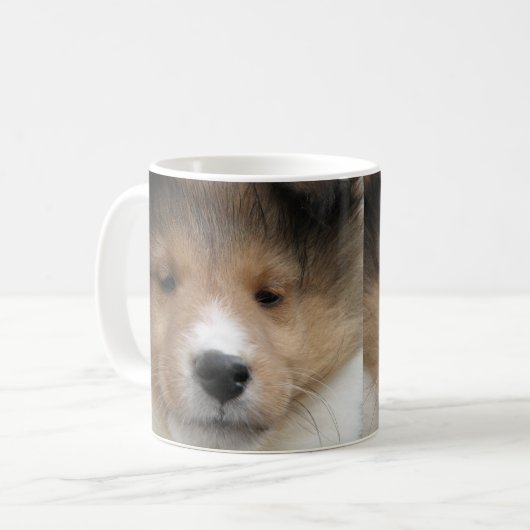 Nah oben von die kaffeetasse (Vorderseite Links)