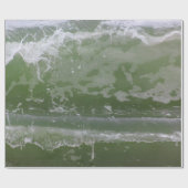 Nah oben von einer Welle Geschenkpapier (Flach)
