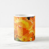 Nah-Orange- und Gelbtulpen Kaffeetasse (Mittel)
