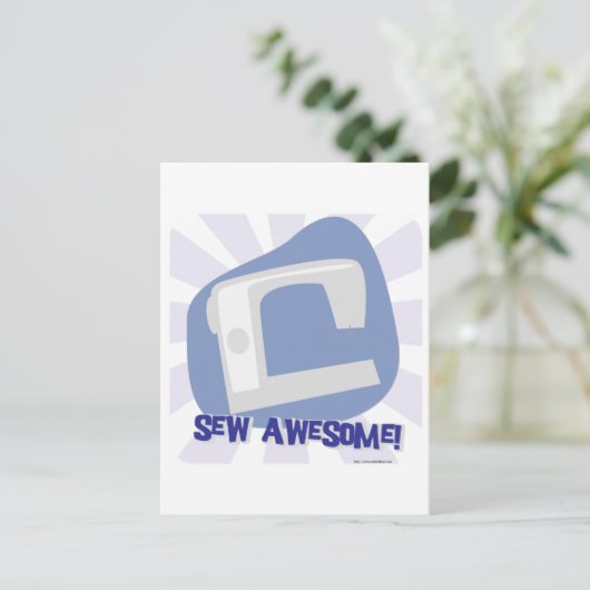 Näh Phantastisch! Postkarte (Stehend Vorderseite)