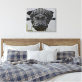 Nah und persönlich leinwanddruck (Insitu (Schlafzimmer))