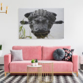 Nah und persönlich leinwanddruck (Insitu (Wohnzimmer))