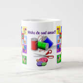 Näh und Rett! Jumbo-Tasse (Vorderseite)
