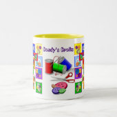 Näh und Rett! Zweifarbige Tasse (Mittel)