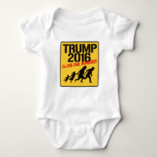 Nah unsere Grenzen - Trumpf 2016 Baby Strampler