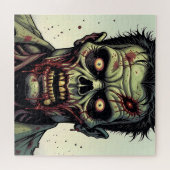 Nah Up a Pop Art Zombie Halloween Puzzle (Horizontal)