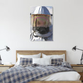 Nah-up-Ansicht eines Feuerwehrmanns Leinwanddruck (Insitu (Schlafzimmer))