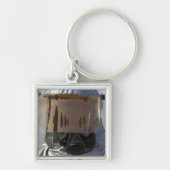 Nah-up-Ansicht eines Feuerwehrmanns Schlüsselanhänger (Vorne)