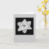 Nah-up (B&W)-Blankokarte Karte (Gelbe Blume)