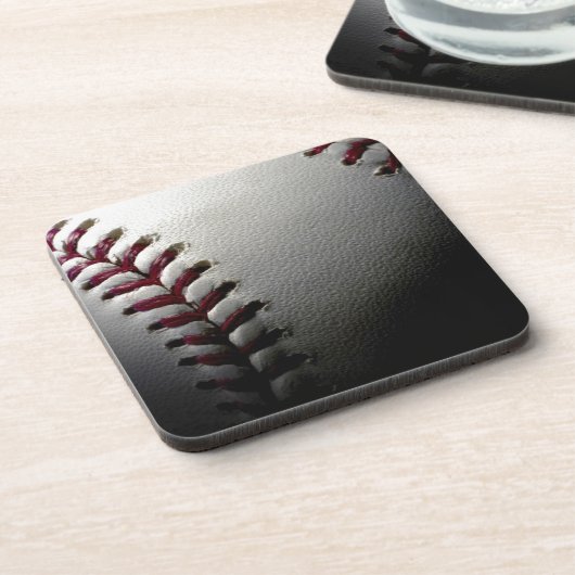 Nah-up-Baseball Getränkeuntersetzer (Linke Seite)