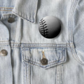 Nah-up-Baseball in Schwarz/Weiß Button (Beispiel)