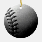 Nah-up-Baseball in Schwarz/Weiß Keramikornament (Vorne)