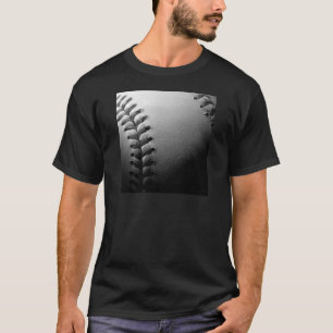 Nah-up-Baseball in Schwarz/Weiß T-Shirt