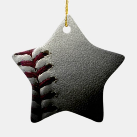 Nah-up-Baseball Keramikornament (Vorne)