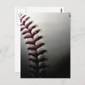 Nah-up-Baseball Postkarte (Vorne/Hinten)