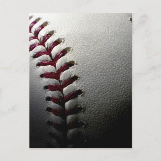 Nah-up-Baseball Postkarte (Vorderseite)