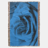 Nah-up blaue rote Rose, Makro-Schönheit. Decke (Vorderseite Vertikal)