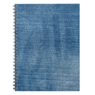 Nah-up Blue Denim Jeans Textur Notizblock
