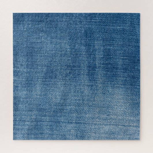Nah-up Blue Denim Jeans Textur Puzzle (Vertikal)