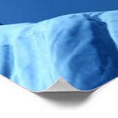 Nah-up Blue Statue of Liberty Poster (Ecke)