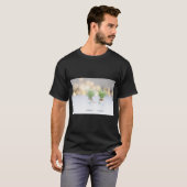 Nah-up Bokeh Pflanze Print T-Shirt (Vorne ganz)