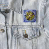 Nah-up der aufgeweckten Leidenschaft Blume. Kredit Button (Beispiel)