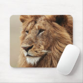 Nah-up der männlichen Löwe Mousepad (Mit Mouse)