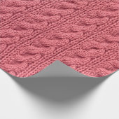 Nah-up der Muster der Pullover-Textur. Geschenkpapier (Ecke)