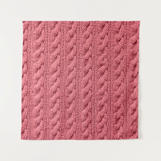Nah-up der Muster der Pullover-Textur. Wandteppich (Vorderseite)