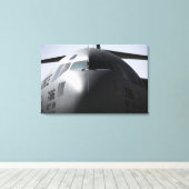 Nah-up der Vorderseite eines C-17-Globemaster III Leinwanddruck (Insitu (Holzboden))