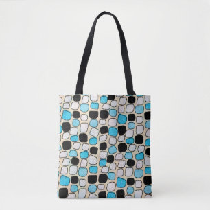 nah-up des Retro-Shirts1960er,Hintergrund,blau Tasche