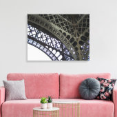 Nah-up Detail Eiffelturm Paris Architektur Leinwanddruck (Insitu (Wohnzimmer))