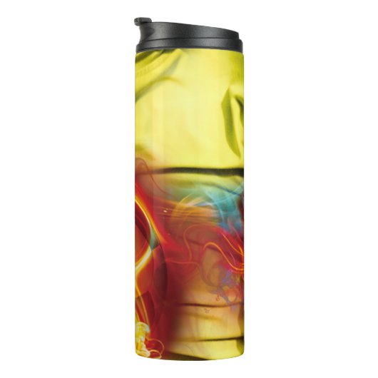 Nah-up Foto Soccer Player and Ball Thermosbecher (Nach rechts gedreht)