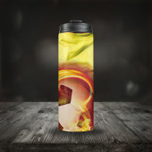 Nah-up Foto Soccer Player and Ball Thermosbecher