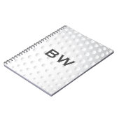 Nah Up Golf Monogramm Notizblock (Linke Seite)