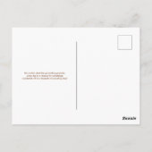 Nah-up Groundhog Portrait Postkarte (Rückseite)