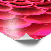 Nah-up Hot-Pink-Blume Foto-Erweiterung Fotodruck (Ecke)