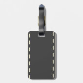 Nah-up-Iguana-Portrait Gepäckanhänger (Rückseite vertikal)