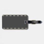 Nah-up-Iguana-Portrait Gepäckanhänger (Rückseite horizontal)