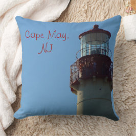 Nah-up Lighthouse Cape May, NJ Kissen