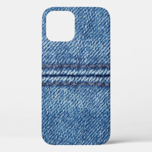 Nah-up mit blauem Denim-Hintergrund (Makro) Case-Mate iPhone Hülle