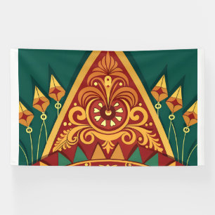nah-up-of-komplizierte Designs nach dem Vorbild de Banner