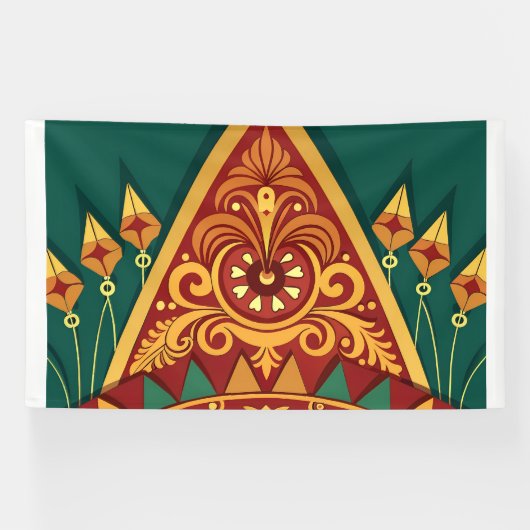 nah-up-of-komplizierte Designs nach dem Vorbild de Banner (Horizontal)